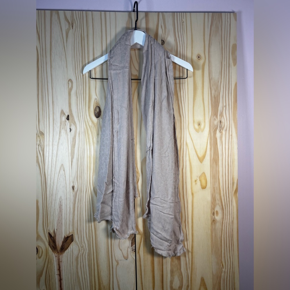 Calvin Klein Neutral Taupe Scarf
